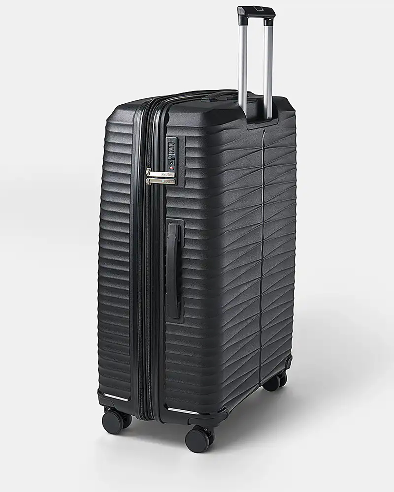 Βαλίτσα Σκληρή 1025 Επεκτεινόμενη Black – Μεγάλη