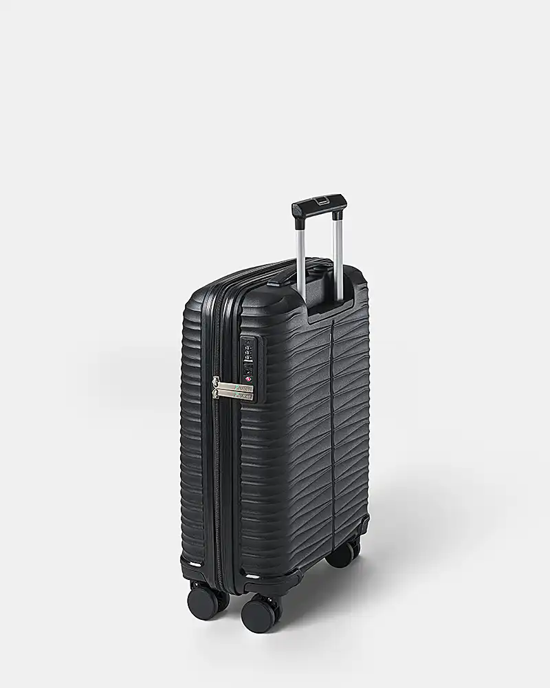 Βαλίτσα Σκληρή 1025 Επεκτεινόμενη Black - Μικρή