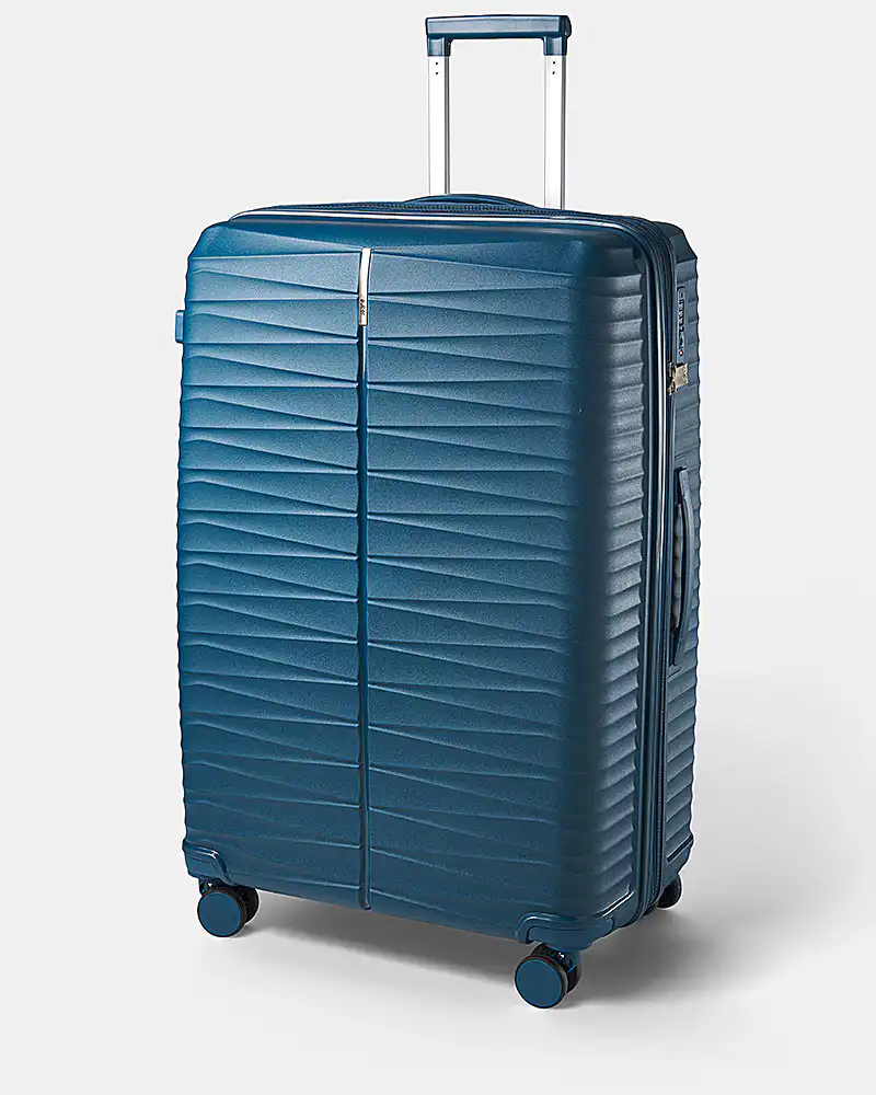 Βαλίτσα Σκληρή 1025 Επεκτεινόμενη Blue – Μεγάλη