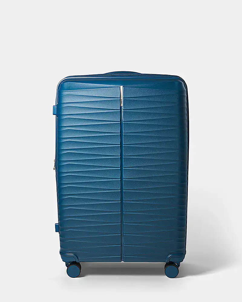 Βαλίτσα Σκληρή 1025 Επεκτεινόμενη Blue – Μεγάλη