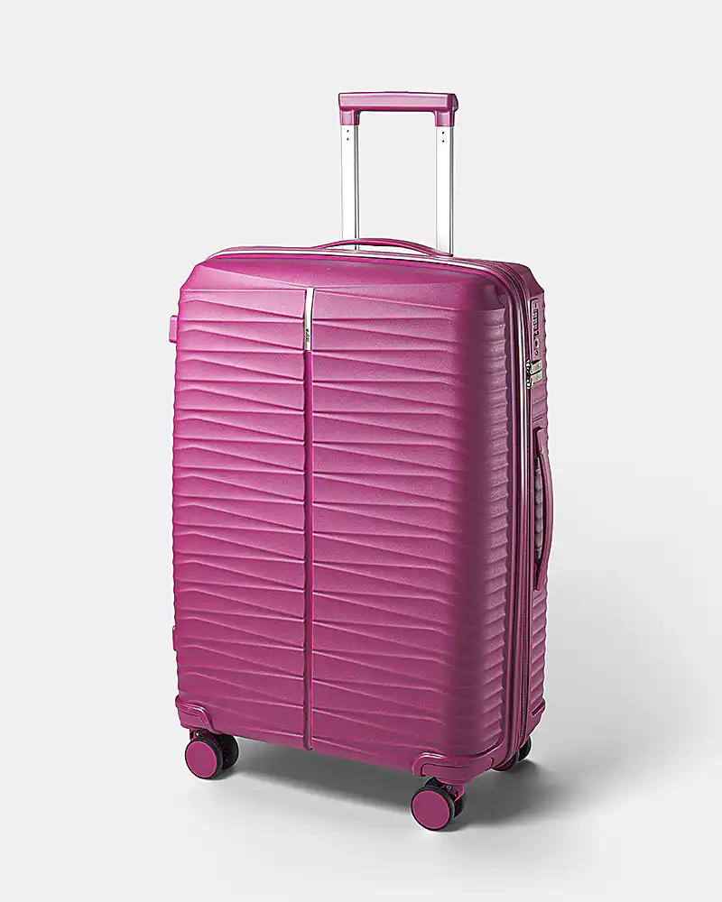 Βαλίτσα Σκληρή 1025 Επεκτεινόμενη Fuchsia- Μεσαία