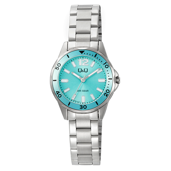 Q&Q Ρολόι  γυναικείο με ατσάλινο μπρασελέ Q88B-003PY