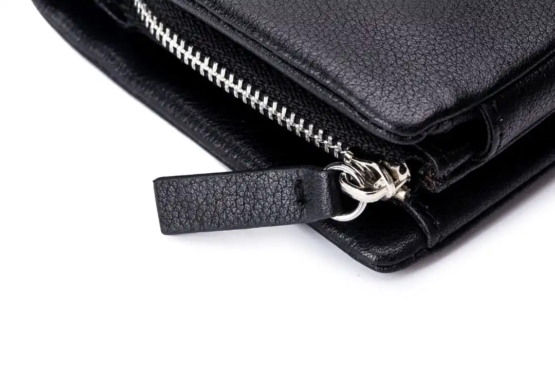 Aνδρικό δερμάτινο πορτοφόλι Bull Captain QB-02 μαύρο