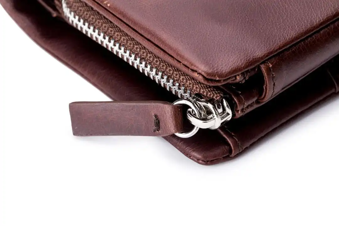 Δερμάτινο πορτοφόλι Bull Captain QB-02 καφέ