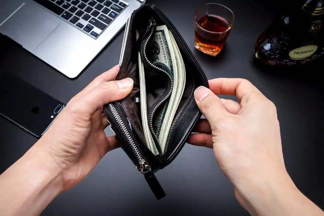 Δερμάτινο πορτοφόλι Bull Captain QB-02 καφέ