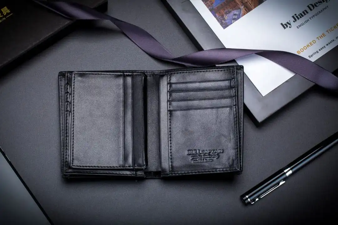 Δερμάτινο πορτοφόλι Bull Captain QB-027 μαύρο