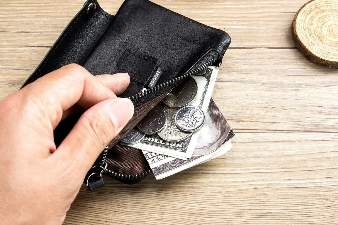 Δερμάτινο πορτοφόλι Bull Captain QB-03 μαύρο