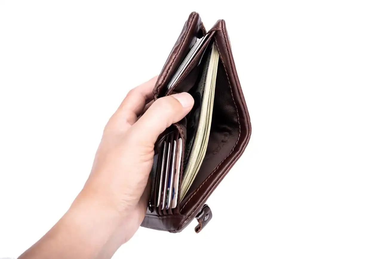 Δερμάτινο πορτοφόλι Bull Captain QB-03 καφέ