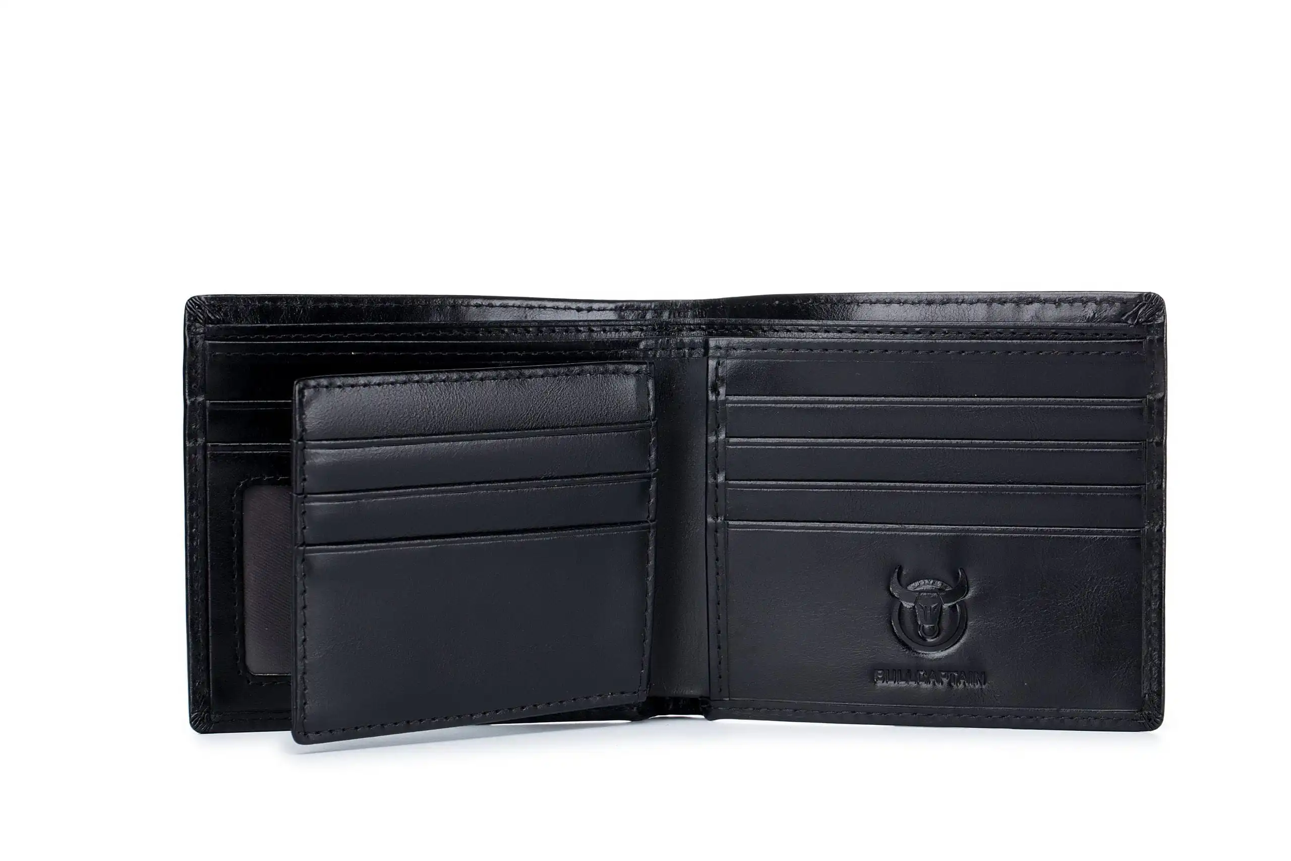 Δερμάτινο πορτοφόλι Bull Captain QB-05 μαύρο