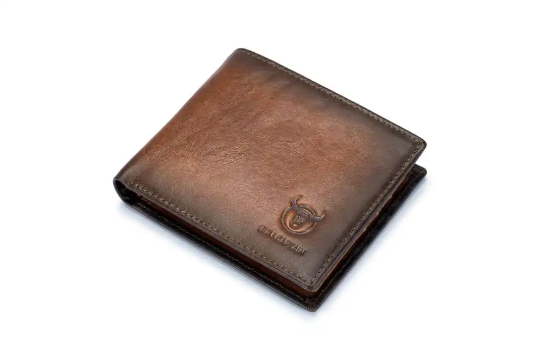 Δερμάτινο πορτοφόλι Bull Captain QB-05 καφέ