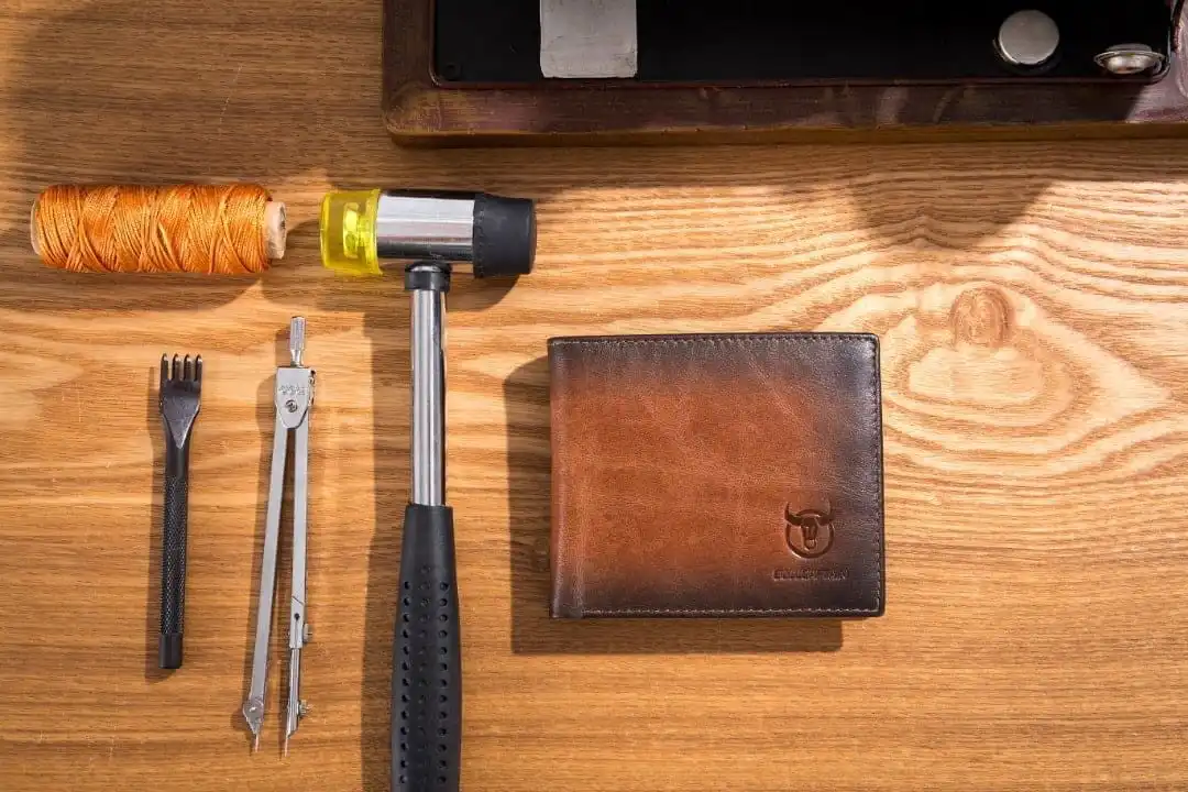 Δερμάτινο πορτοφόλι Bull Captain QB-05 καφέ