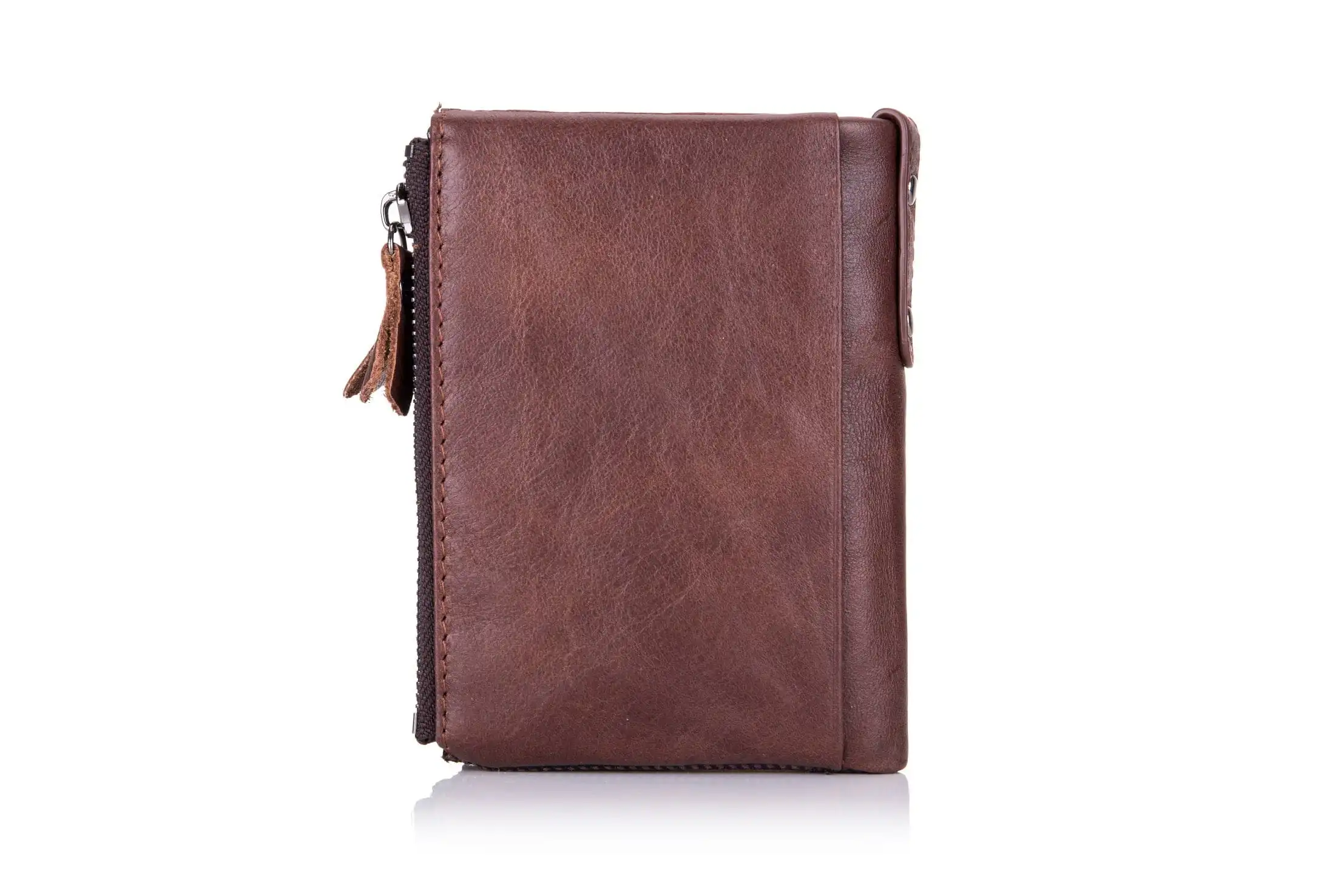 Δερμάτινο πορτοφόλι Bull Captain QB-06 καφέ