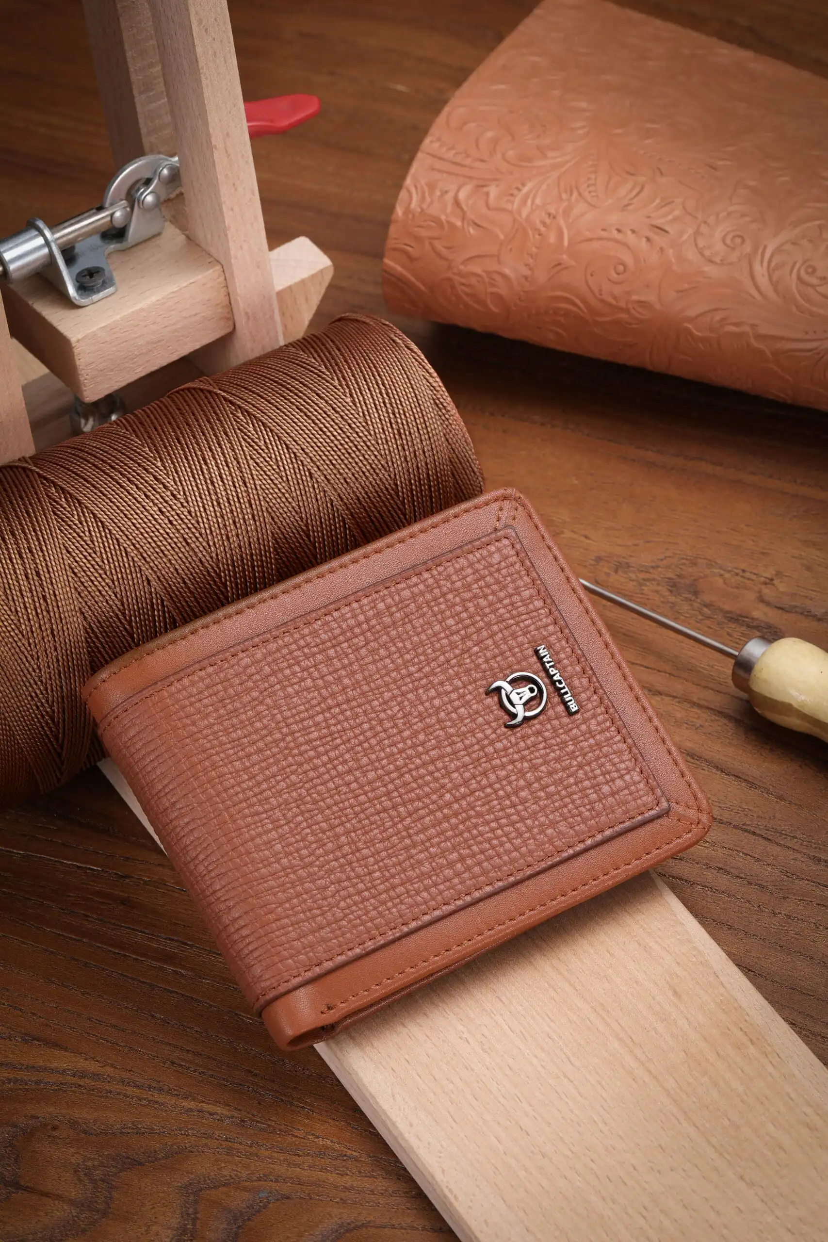 Δερμάτινο πορτοφόλι Bull Captain QB07 new καφέ Δερμάτινο πορτοφόλι Bull Captain QB07 new καφέ