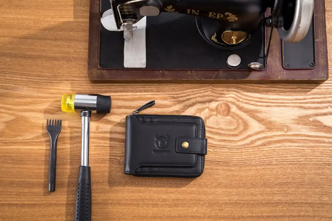 Δερμάτινο πορτοφόλι Bull Captain QB-231 μαύρο