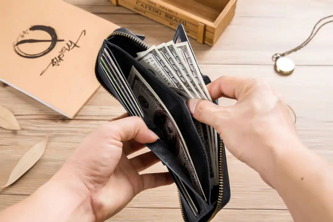 Δερμάτινο πορτοφόλι Bull Captain QB-231 μαύρο