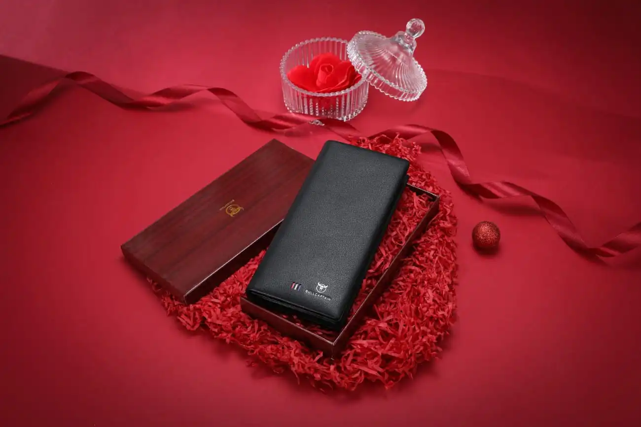 Δερμάτινο πορτοφόλι Bull Captain QB0901μαύρο