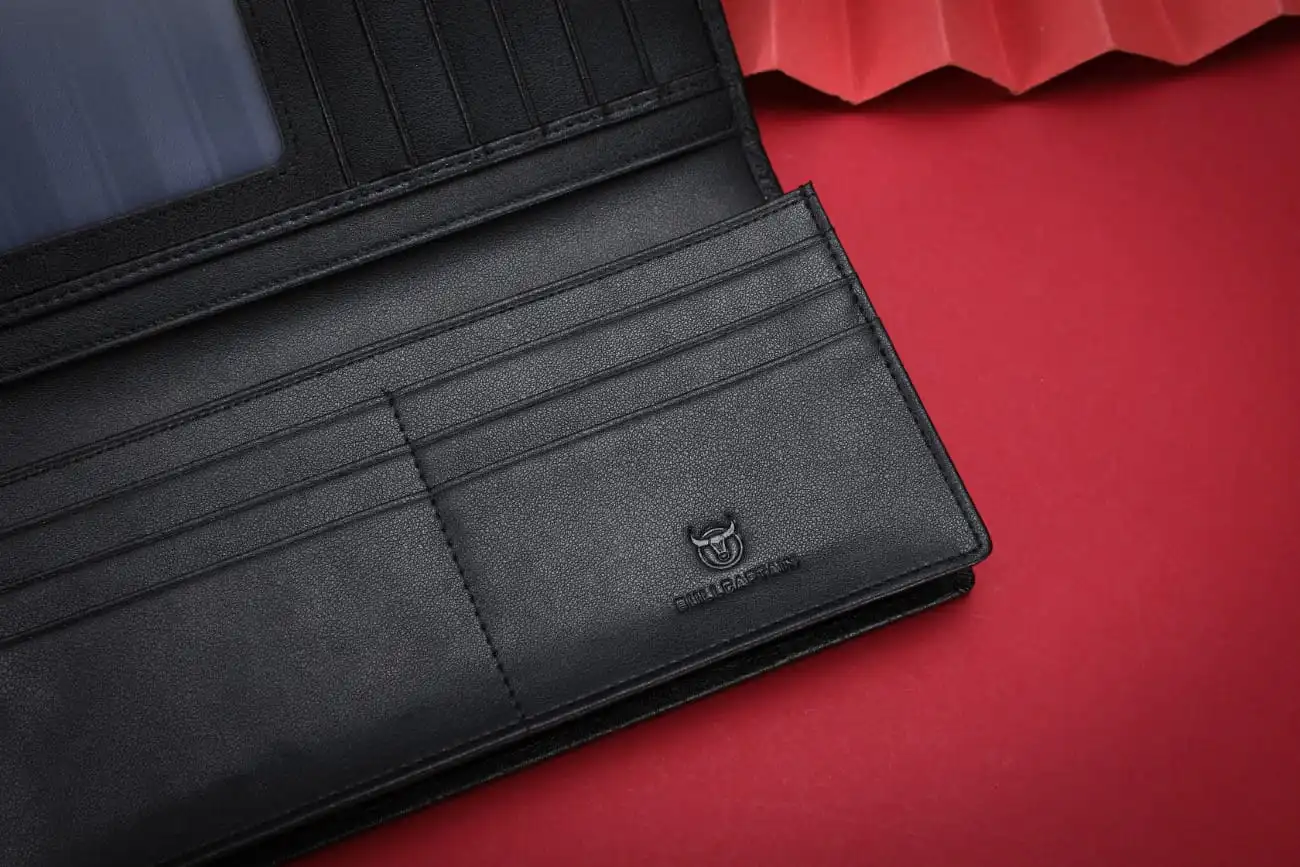 Δερμάτινο πορτοφόλι Bull Captain QB0901μαύρο