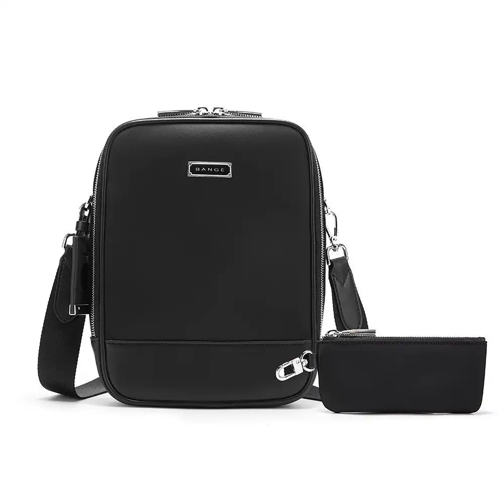Τσαντάκι ώμου χιαστί Premium Collection Bange QD751 μαύρο Τσαντάκι ώμου χιαστί Premium Collection Bange QD751 μαύρο