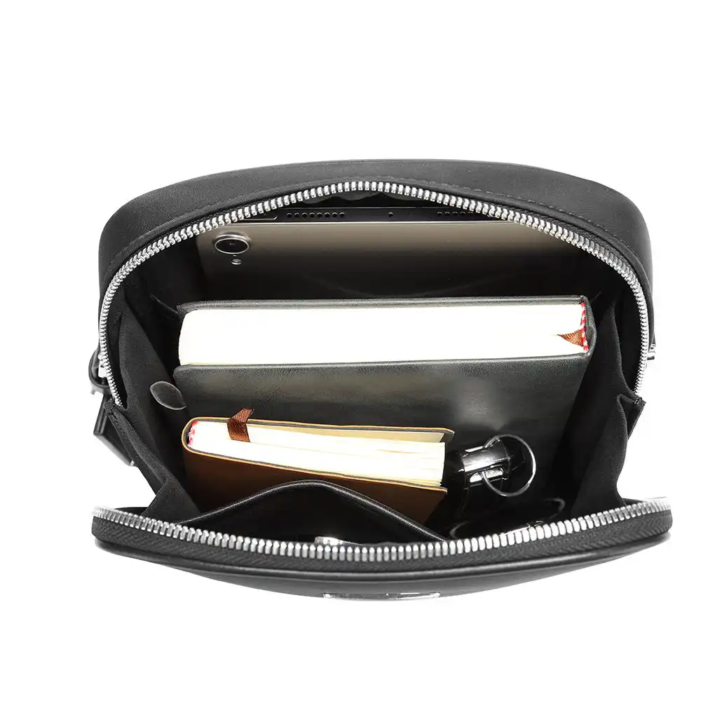 Τσαντάκι ώμου χιαστί Premium Collection Bange QD751 μαύρο