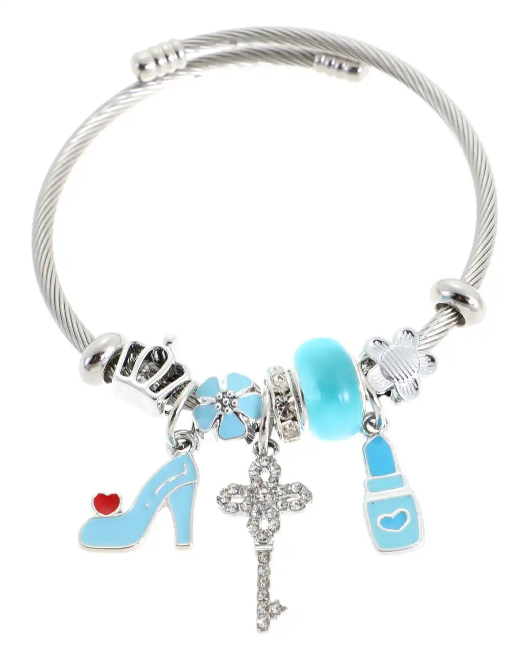 Βραχιόλι γοβάκι QW-8102-15 – Γαλάζιο Βραχιόλι γοβάκι QW-8102-15 – Γαλάζιο