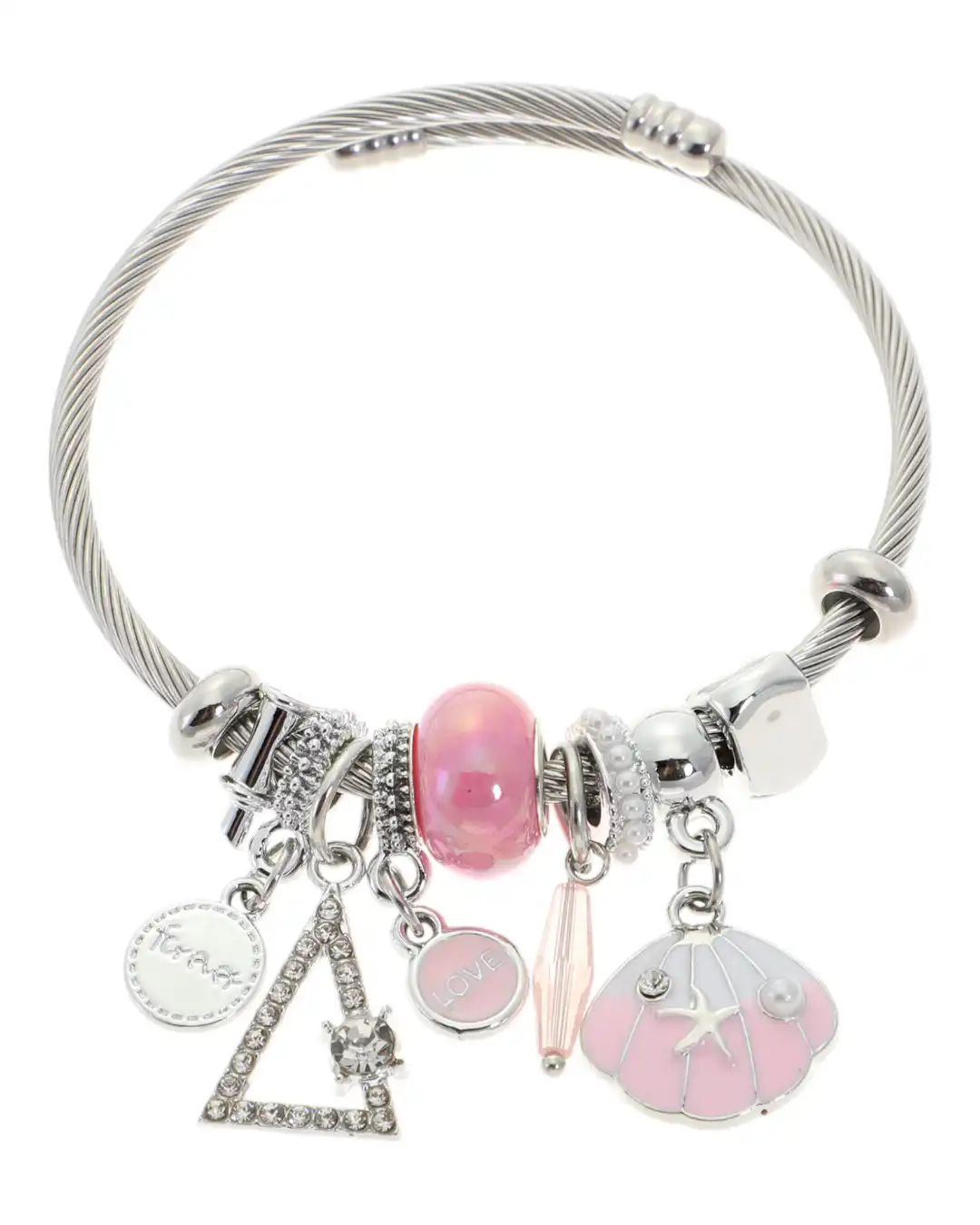 Βραχιόλι κοχύλι QW-8104-15 – Ρόζ