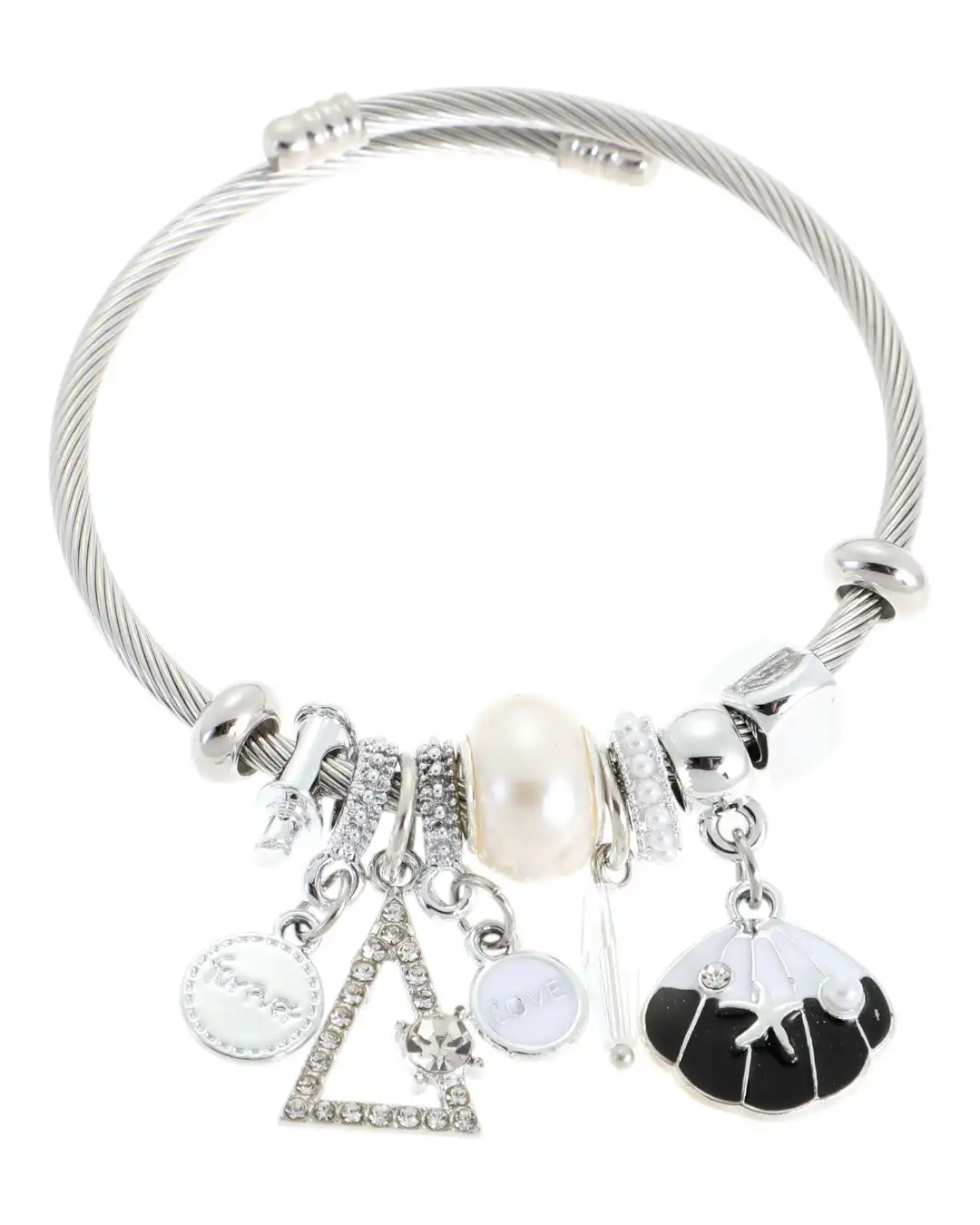 Βραχιόλι κοχύλι QW-8104-15 – Ασημί