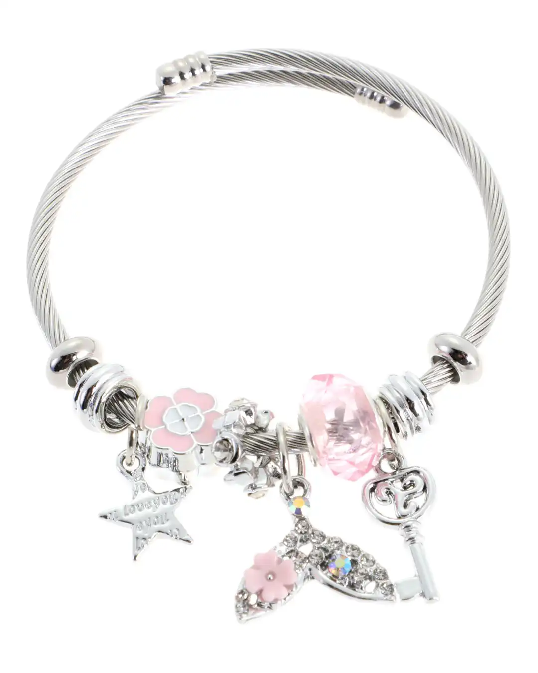 Βραχιόλι γοργονοουρά QW-8105-15 – Ρόζ