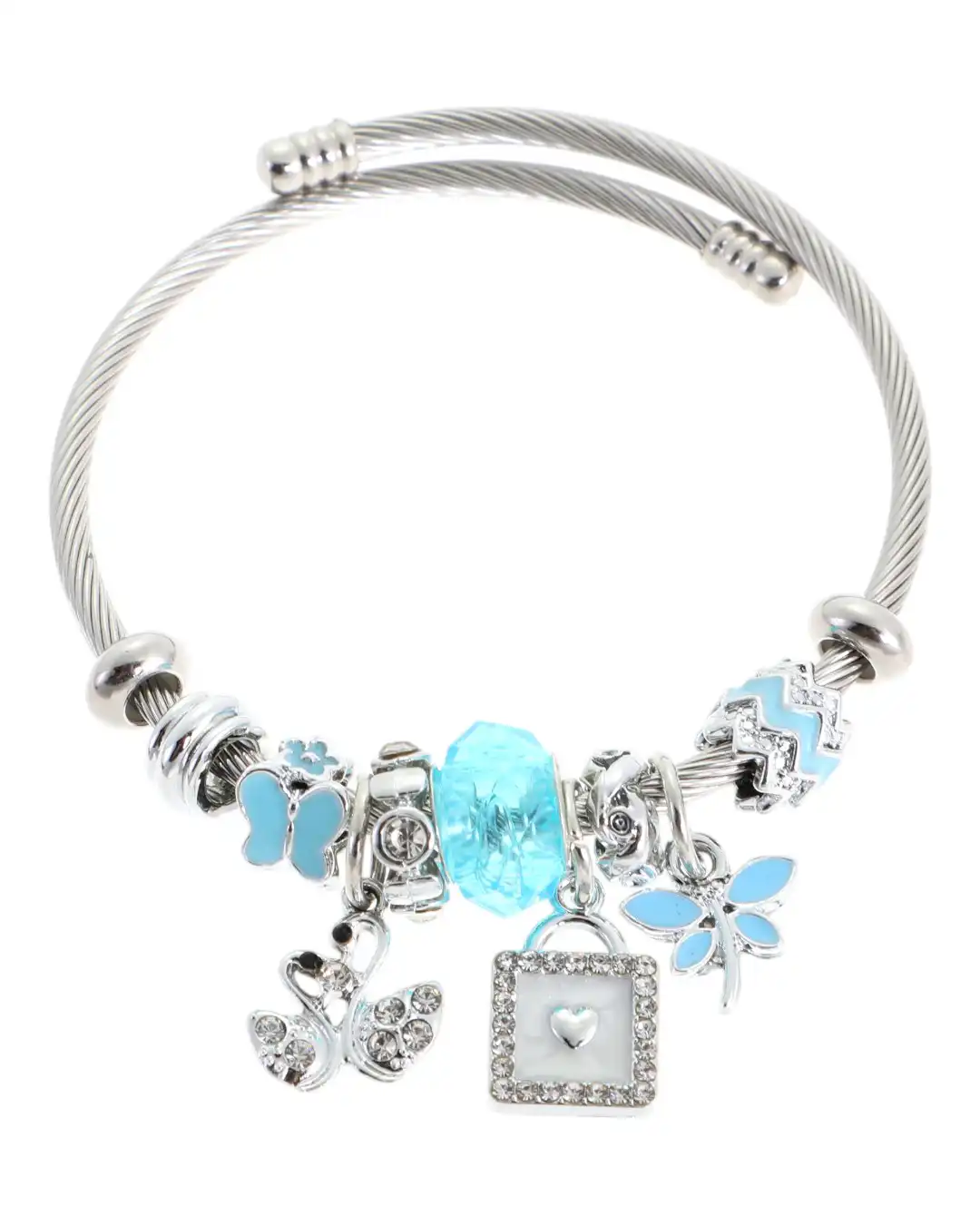 Βραχιόλι κλειδαριά QW-8106-15 – Γαλάζιο