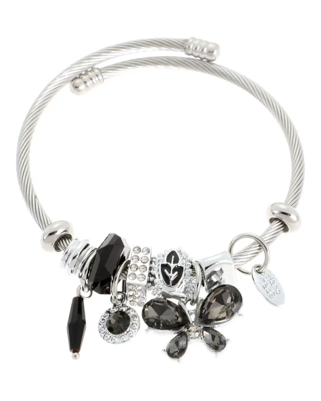 Βραχιόλι πεταλούδα QW-8107-15 – Μαύρο