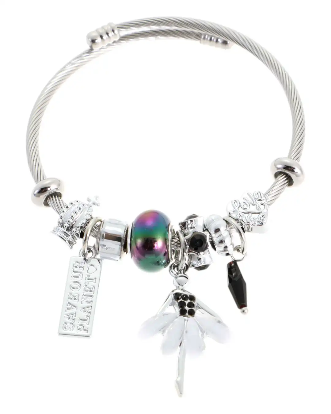 Βραχιόλι μπαλαρίνα QW-8110-15 – Μαύρο