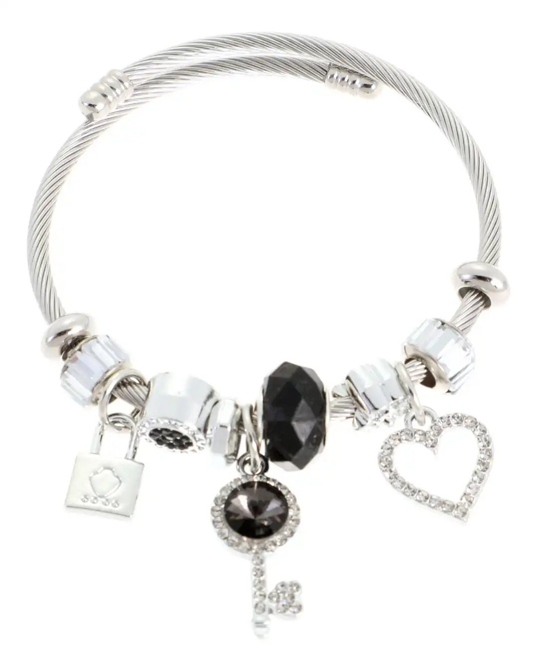 Βραχιόλι κλειδί QW-8111-15 – Μαύρο