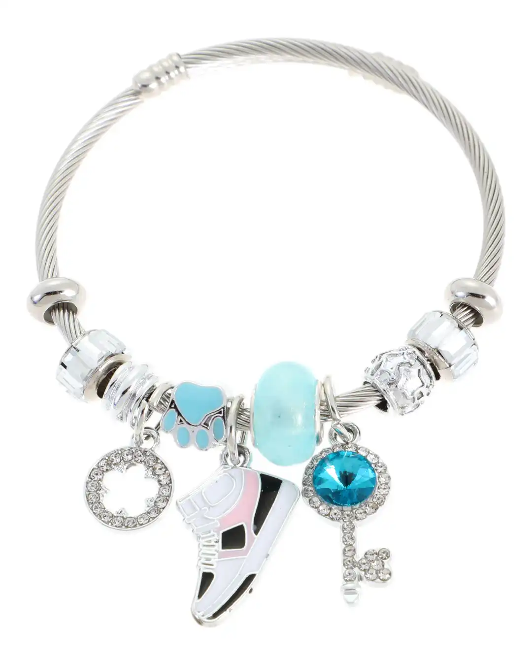 Βραχιόλι παπουτσάκι QW-8112-15 – Γαλάζιο