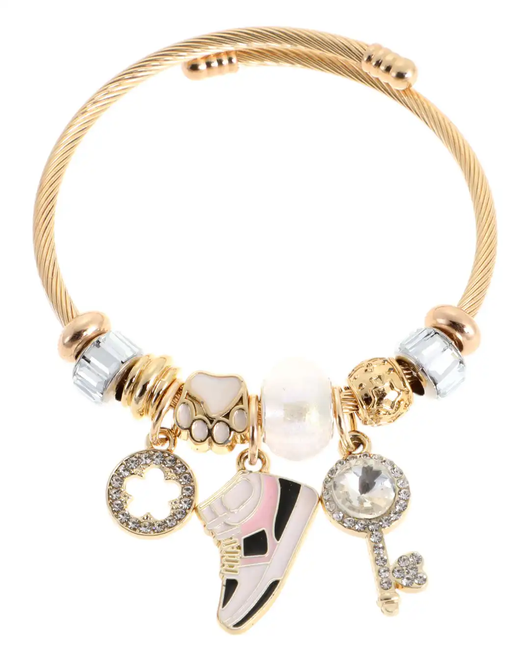 Βραχιόλι παπουτσάκι QW-8112-15 – Ασπρο