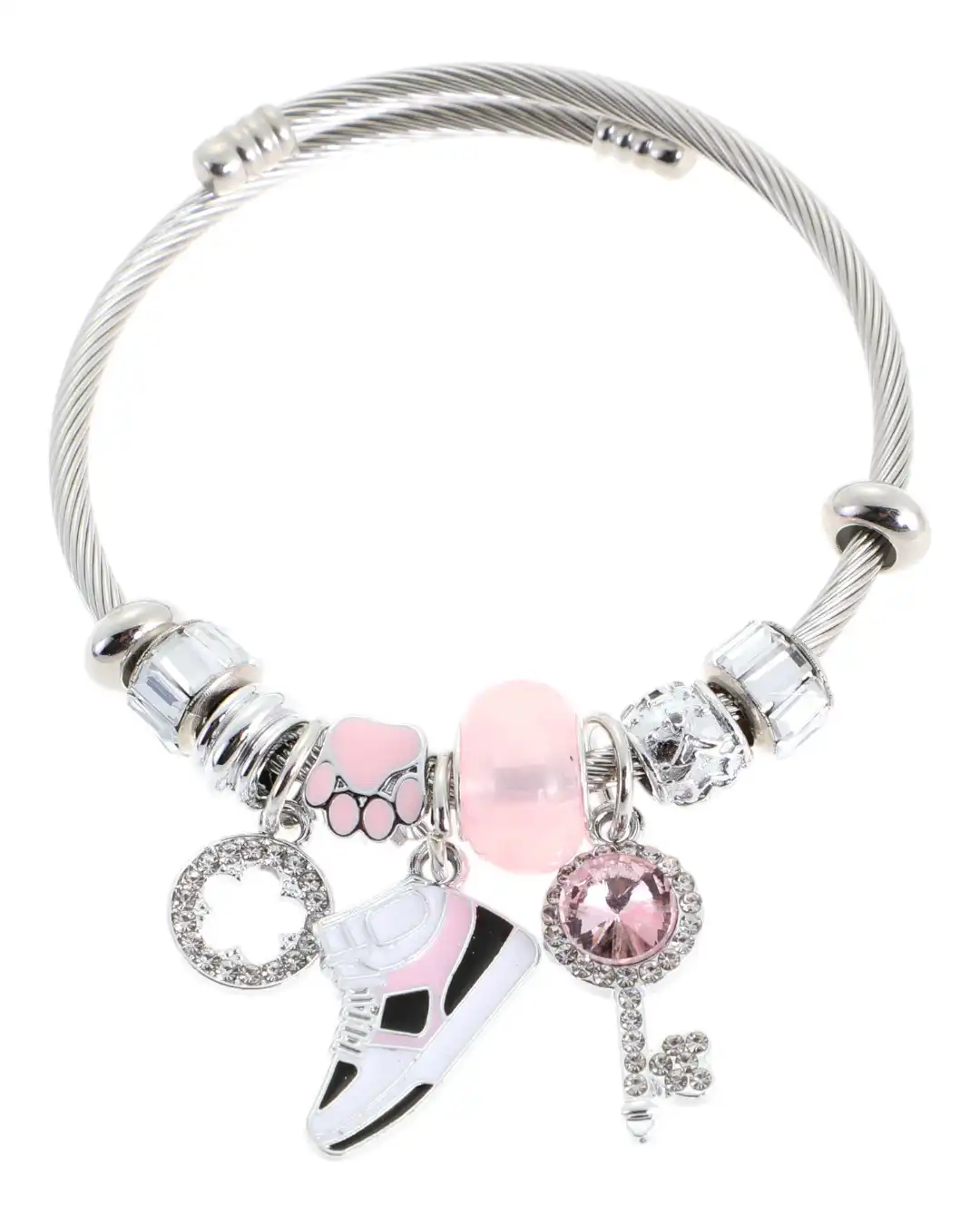 Βραχιόλι παπουτσάκι QW-8112-15 – Ρόζ