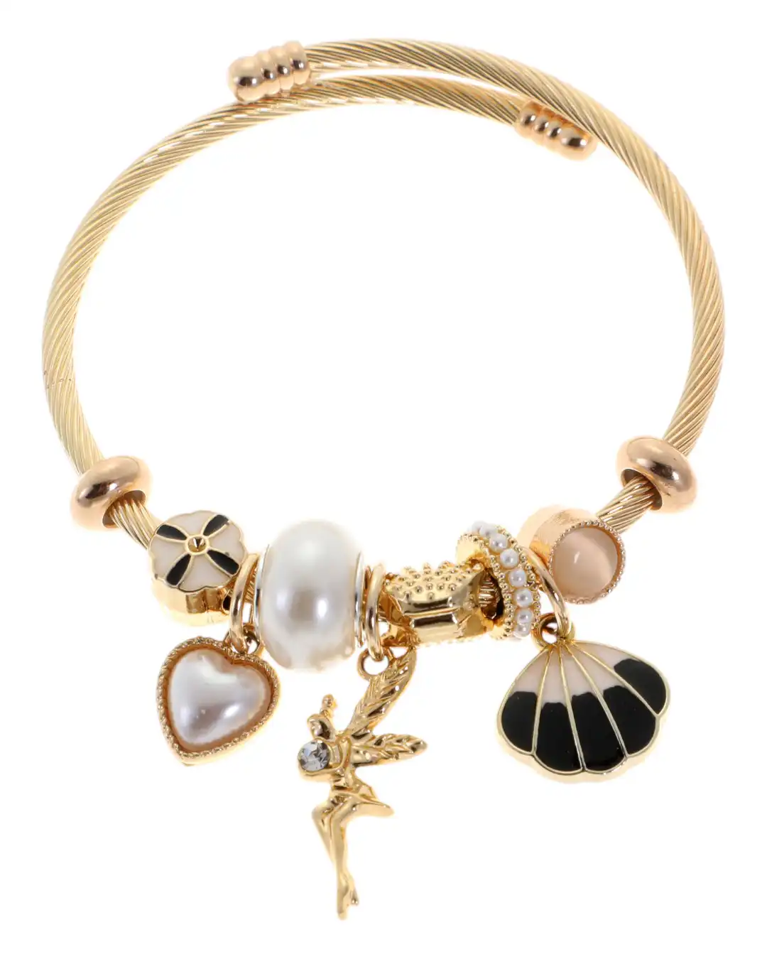 Βραχιόλι με νεράϊδα QW-8118-15 – Ασπρο