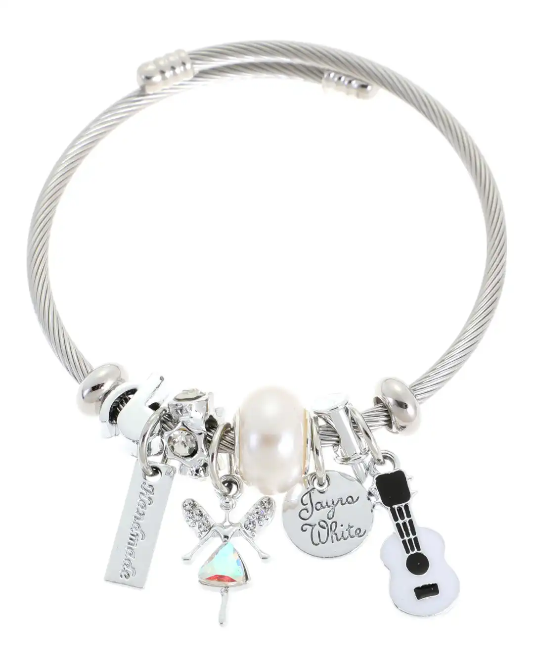 Βραχιόλι με κιθάρα QW-8124-15 – Ασημί