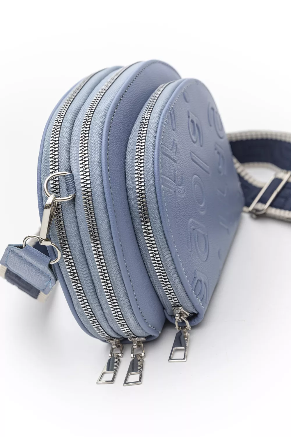 Χιαστί τριθέσιο τσαντάκι με ιμάντα