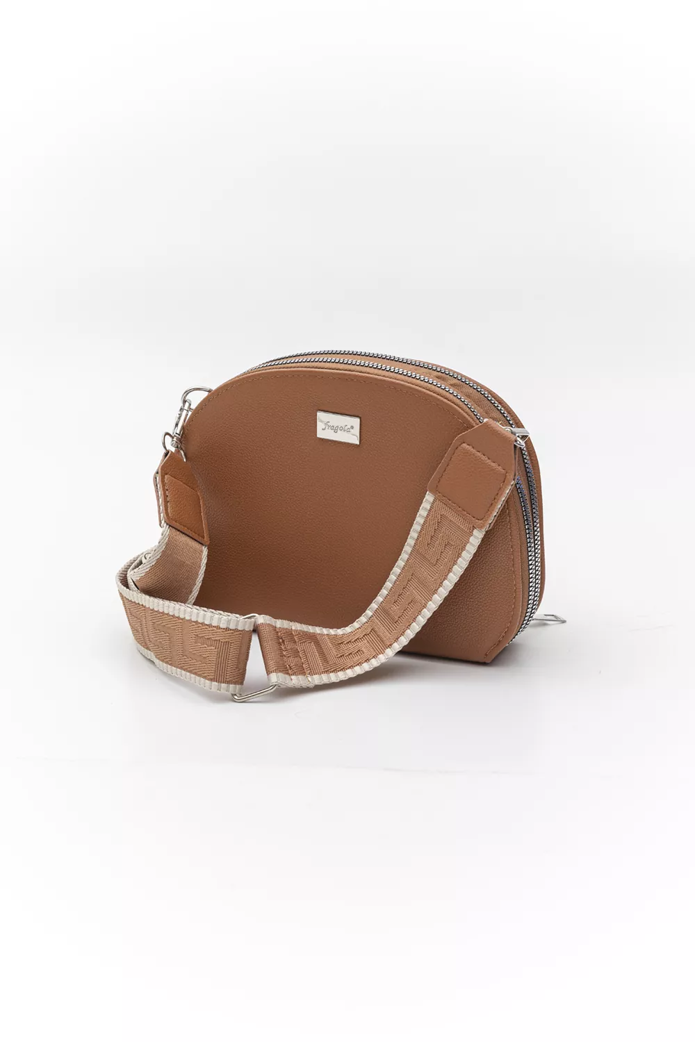 Χιαστί τριθέσιο τσαντάκι με ιμάντα