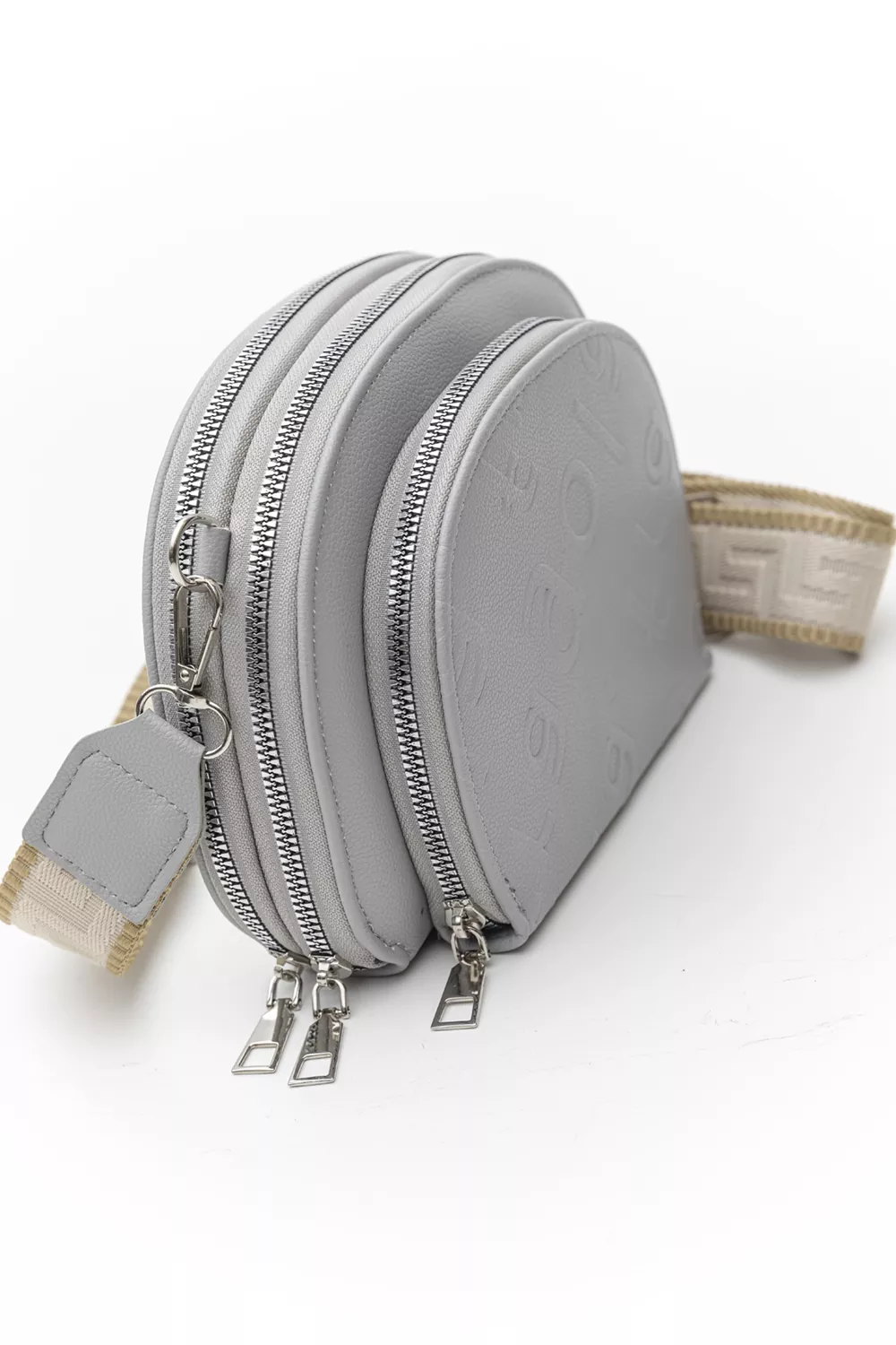 Χιαστί τριθέσιο τσαντάκι με ιμάντα