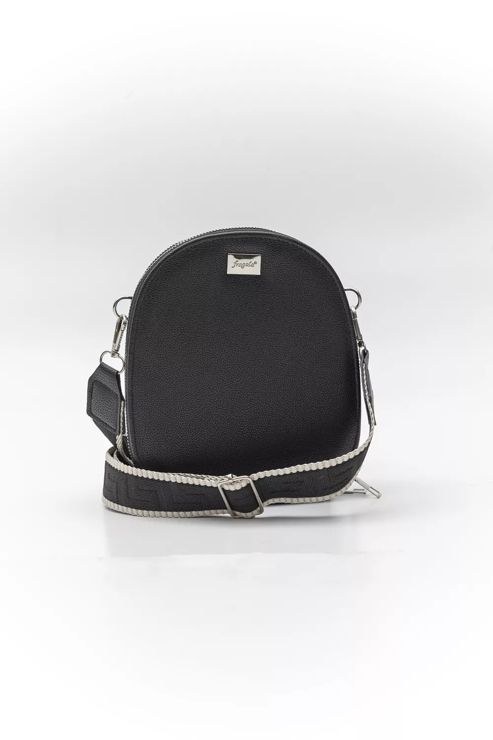 Χιαστί τριθέσιο τσαντάκι με ιμάντα οβάλ