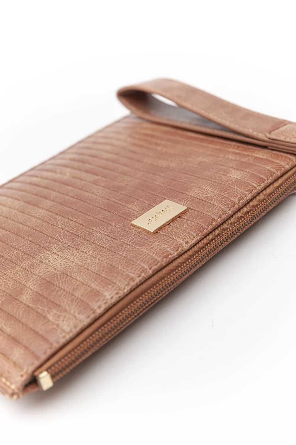 Φάκελος πλακέ με φερμουάρ και χειρολαβή VINTAGE (6άδα)