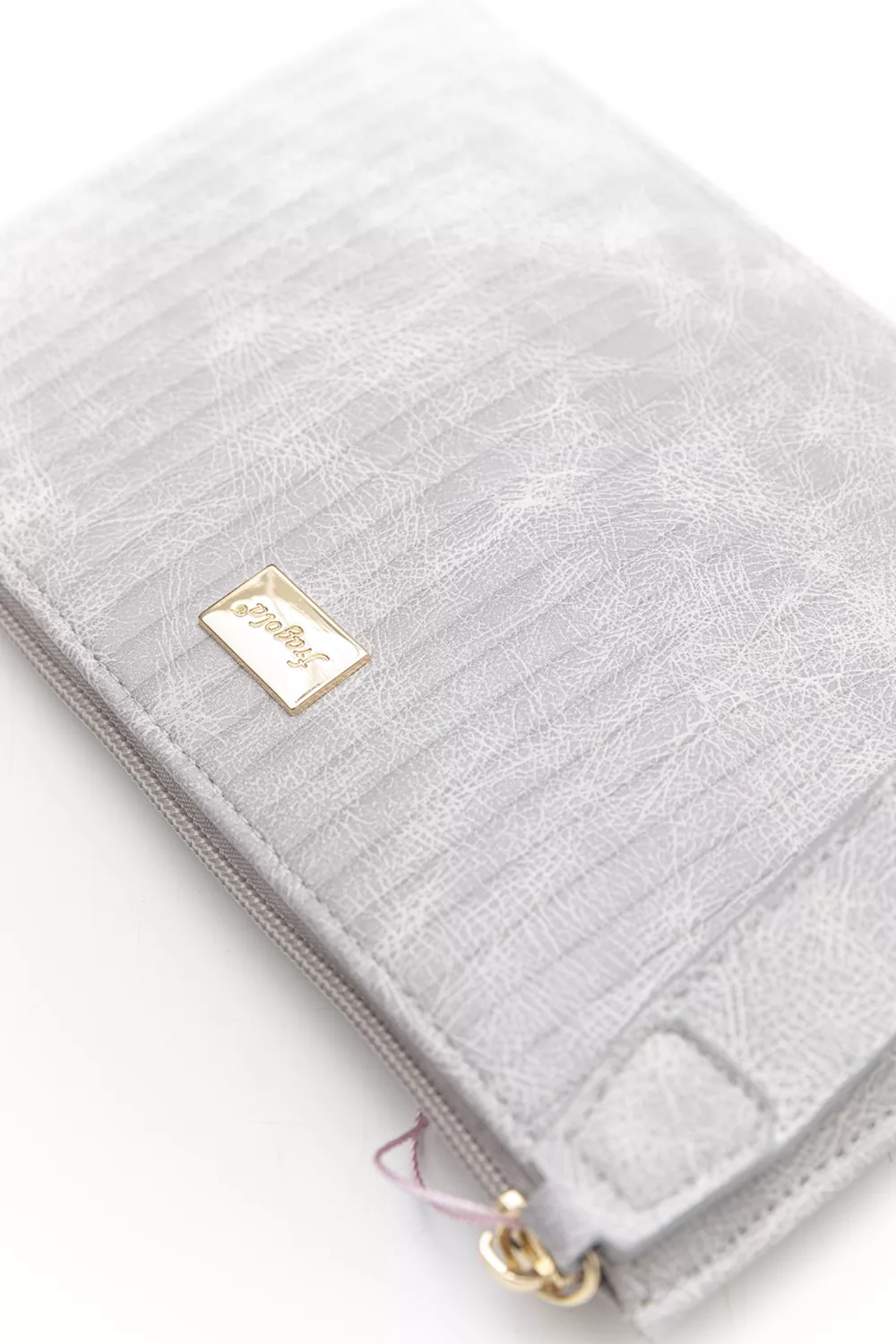 Φάκελος πλακέ με φερμουάρ και χειρολαβή VINTAGE