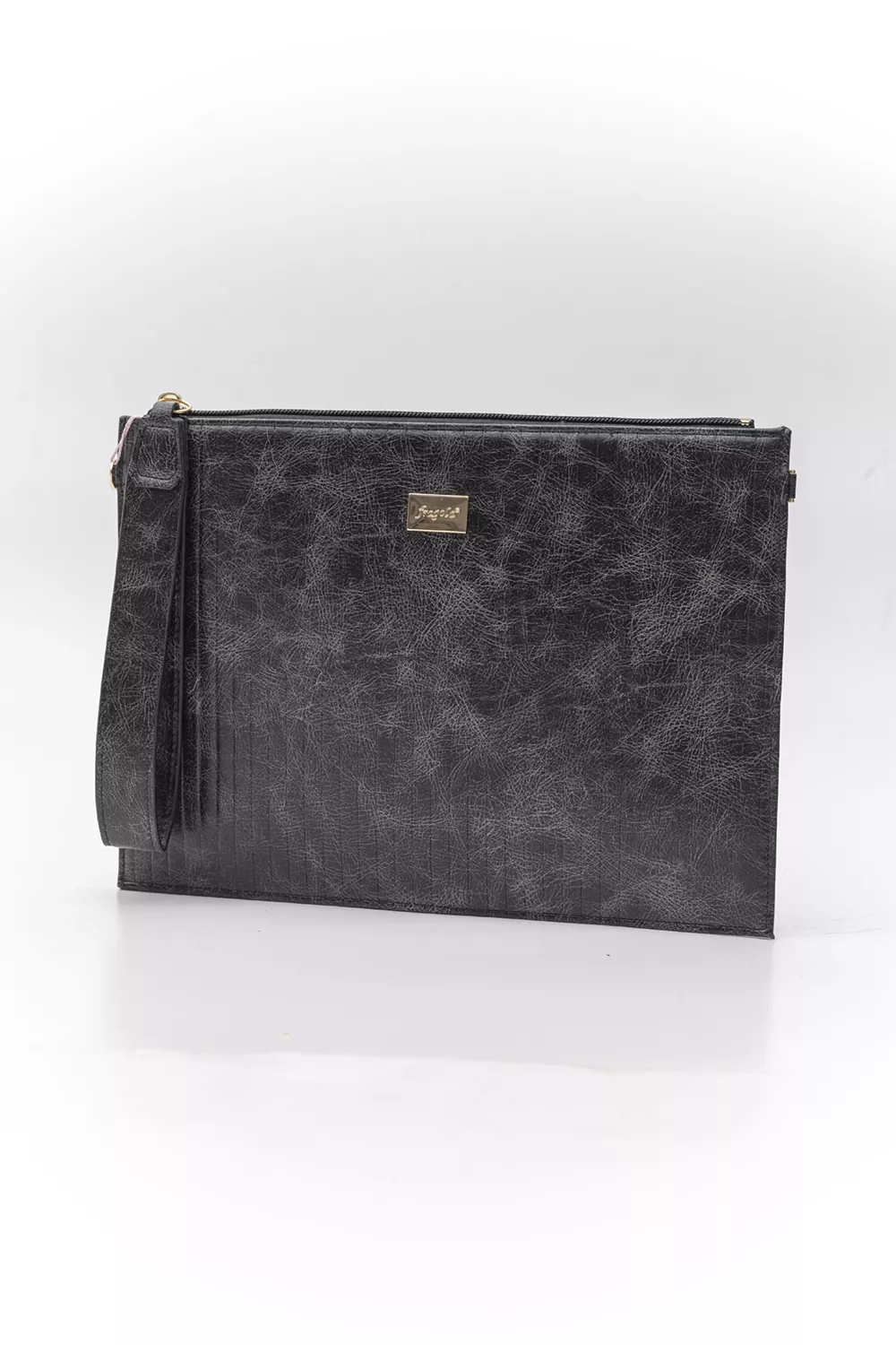 Μεγάλος φάκελος πλακέ με φερμουάρ και χειρολαβή VINTAGE Μεγάλος φάκελος πλακέ με φερμουάρ και χειρολαβή VINTAGE