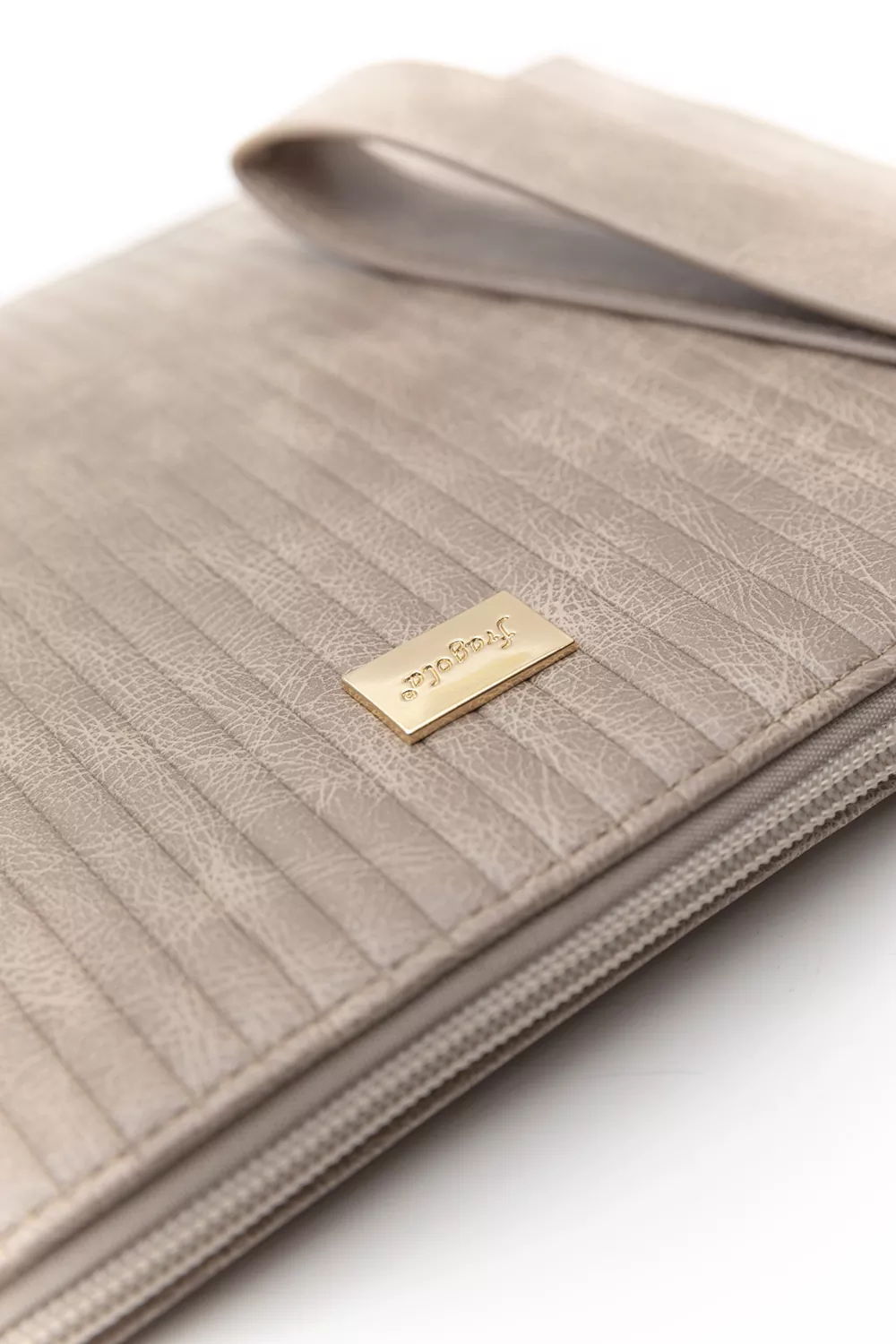 Μεγάλος φάκελος πλακέ με φερμουάρ και χειρολαβή VINTAGE (6άδα)