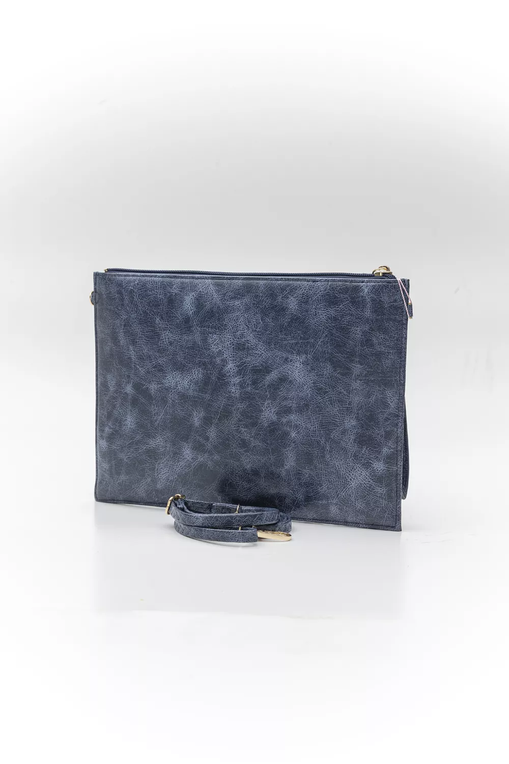 Μεγάλος φάκελος πλακέ με φερμουάρ και χειρολαβή VINTAGE Μεγάλος φάκελος πλακέ με φερμουάρ και χειρολαβή VINTAGE