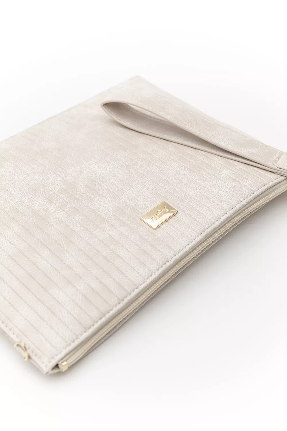 Μεγάλος φάκελος πλακέ με φερμουάρ και χειρολαβή VINTAGE (6άδα)