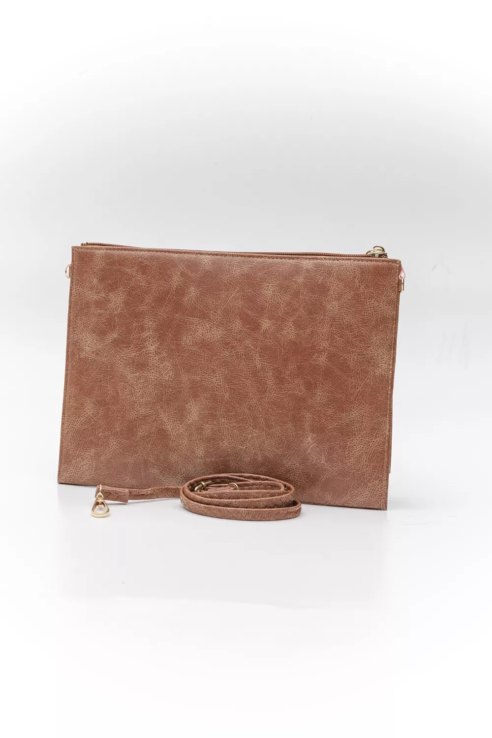 Μεγάλος φάκελος πλακέ με φερμουάρ και χειρολαβή VINTAGE Μεγάλος φάκελος πλακέ με φερμουάρ και χειρολαβή VINTAGE