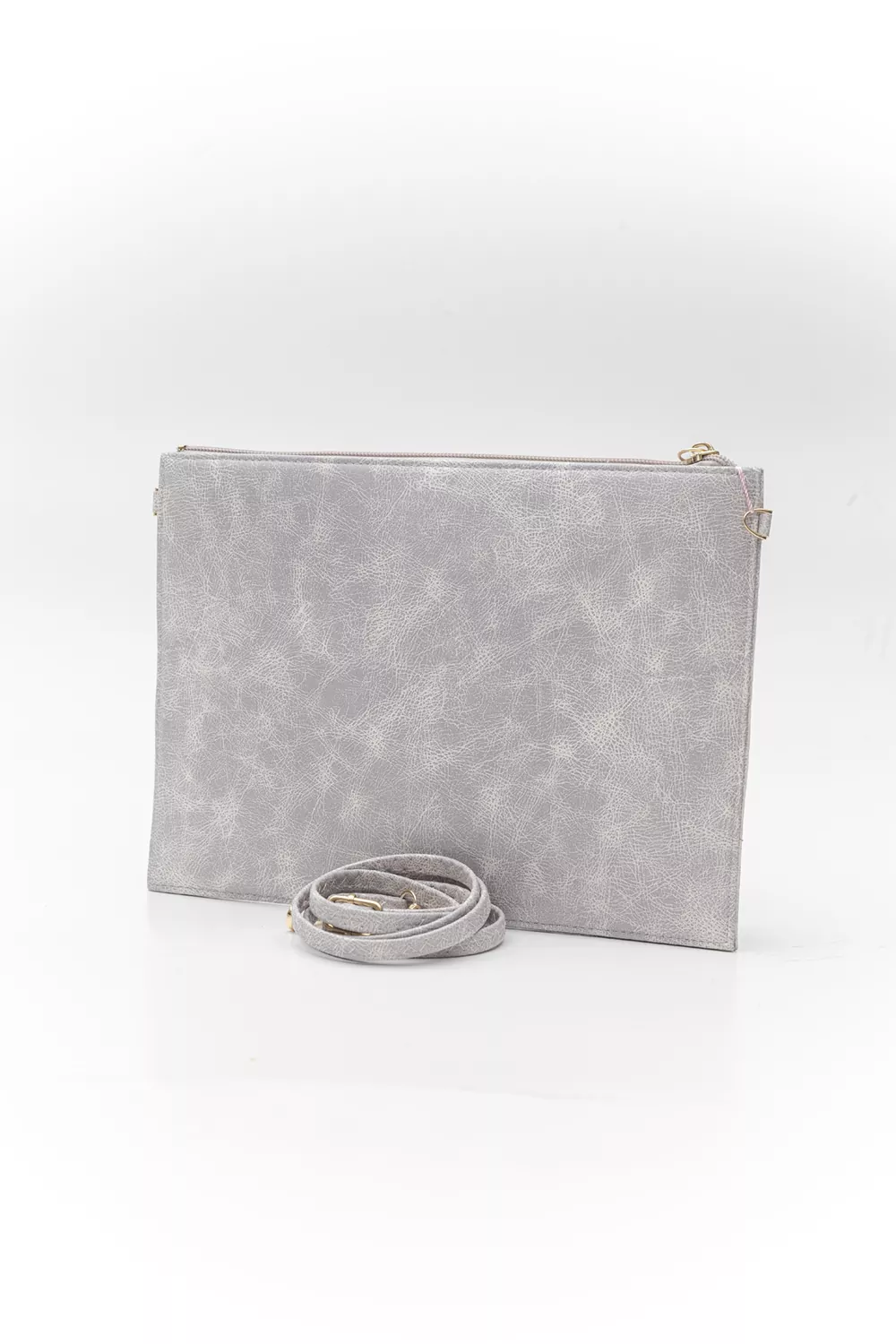 Μεγάλος φάκελος πλακέ με φερμουάρ και χειρολαβή VINTAGE Μεγάλος φάκελος πλακέ με φερμουάρ και χειρολαβή VINTAGE