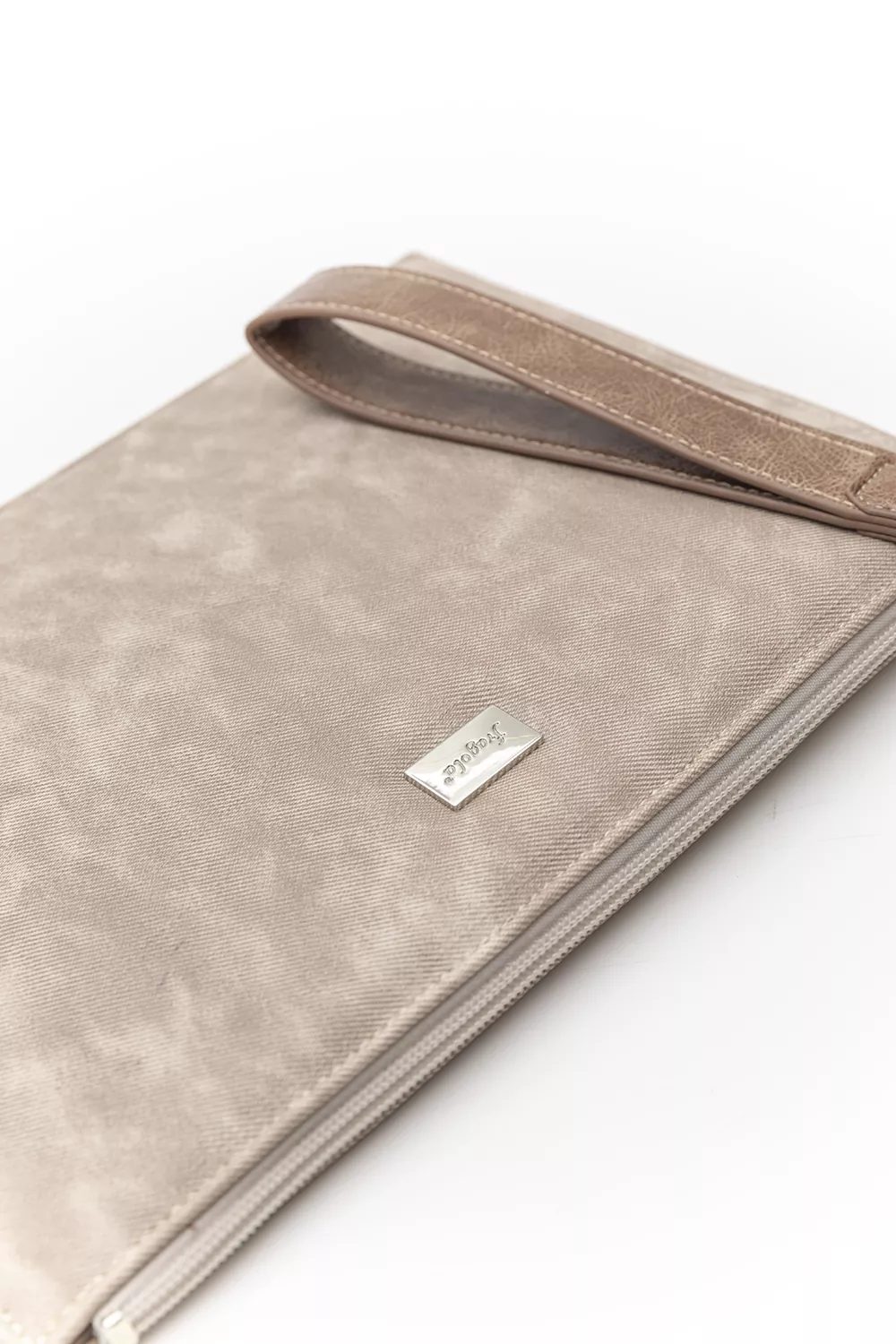 Μεγάλος φάκελος πλακέ σταθερός με φερμουάρ και χειρολαβή JEAN (5άδα)