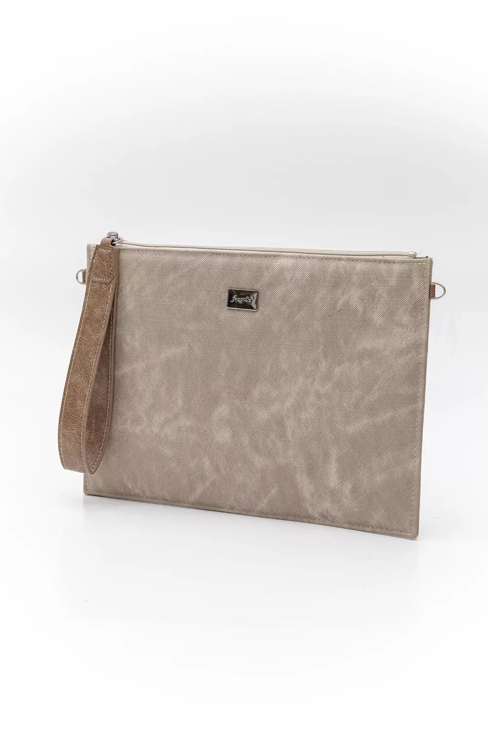 Μεγάλος φάκελος πλακέ σταθερός με φερμουάρ και χειρολαβή JEAN Μεγάλος φάκελος πλακέ σταθερός με φερμουάρ και χειρολαβή JEAN